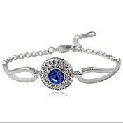 Unique Alloy With Crystal / Rhinestone Women's Bracelet (More Colors)