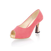 Suede Kitten Heel Peep Toe Party / Evening Shoes (More Colors)