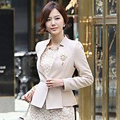 Blazer das mulheres com Broche