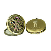 Personalized Lovely Flower Chrome Mirror Favor