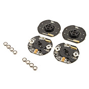 GT Lights ruota dinamiche dell'alimentazione LED Set Blu per 1/8 1/10 scala Mozzi esagonali w/12mm