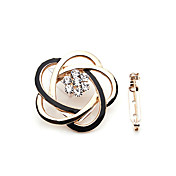 Elegant Alloy With Rhinestones Women's Brooch