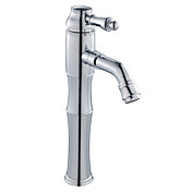 Contemporary Style Chrome Finish Centerset Brass Bathroom Sink Faucet