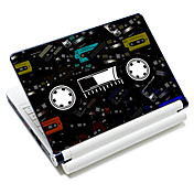 "Retro Audiotape" Pattern Laptop Cover Sticker pelle di protezione per 10 "/ 15" Laptop 18338