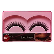 1 Pair Black Machine Made False Eyelashes YBK077