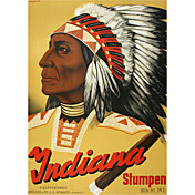 Pessoas impressos Arte Indiana Stumpen por Vintage Posters