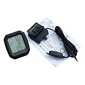 BoGeer Plastic Night Vision 19 Funktionen Fahrradcomputer Wasserdicht YT823 (Schwarz)