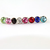Diamond anti-polvo de Gato del auricular (color ramdon)