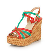 Fashion Leatherette Wedge Heel Sandals With Buckle Party / Evening Shoes (More Colors)