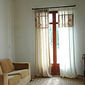 (Two Panels) Classic Linen Lined Curtains