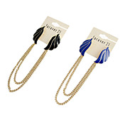 Fashionable Wings Pattern Collar Chain Brooch(Assorted Colors)