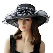Beautiful Organza With Feather Special Occasion Hats