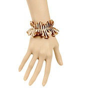 Handmade Golden Satin Aristocrat Lolita Bracelet