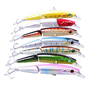 Hard Bait Minnow 1,5 Meter Floating Plastic Fishing Lure 120MM/23G (Random Color) YLR-HM09B