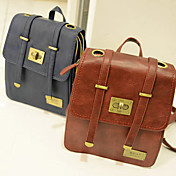 Vintage Stijlvol Vrouwen Solid Color Chain voor tweeërlei gebruik Bag