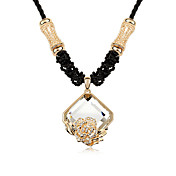 Изобразительное сплава ожерелья Rhinestone женщин (больше цветов)