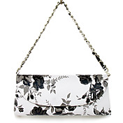 Elegant Vintage Floral Print Shoulder Bag