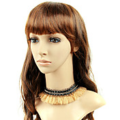 Handmade Black and Yellow Lace Country Lolita collier