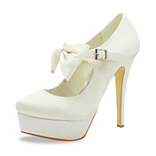 Gorgeous Satin Stiletto Heel Pumps With Buckle / Bowknot Wedding Shoes (More Colors)
