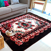 6.5 'Traditioneel Bloemen Patroon Polyester Bonded Rug