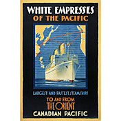 Printed Art Landscape Canadian Pacific By Vintage Posters