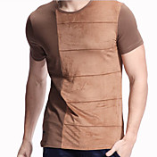 Men's 100% Cotton Round Short Sleeve T-shirt