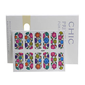 3PCS 2D Full Cover Finger Nail Sticker Mixed Style NO.22