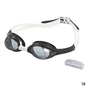 Unisex Anti-Fog & UV-beskyttende Plating Svømming Goggles med Øreplugg RH1300 (Assorted Color)