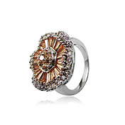 Platiniert Zirkonia Ring