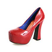 Chic Patent Leather Chunky pompe tacco casuale / partito / scarpe da sera (più colori)