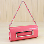Elegant Diamond Lattice PU Shoulder Bag