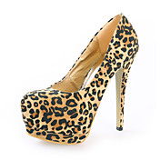 Chic Suede Stiletto Heel Pumps With Animal Print Party / Evening Shoes (More Colors)