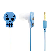 Cráneo fresco Skull Shape Stereo Base-Driven auriculares en la oreja (6 colores)