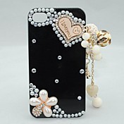 Floral Pearl causa pendente per iPhone 4 e 4S