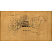 Printed Art Words Nashville by Vintage Apple Collection
