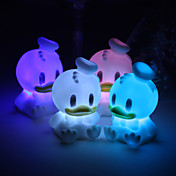 Lovable Vinyl Ducky LED Lamp - Set of 4 (Color Changing, Built-in Botton Cell)
