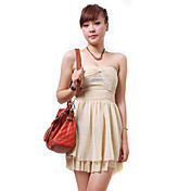 Zhi Yuan Strapless hoge taille Princess Double Layer Dress (meer kleuren)