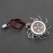 White Plastic PC Chassis Cooling Fan(4cm)  ECS002986