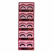 10 Pair Black Machine Made False Eyelashes YBK072