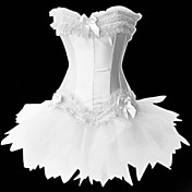 Gorgeous Color Satin Princess Lolita Corset With Lace
