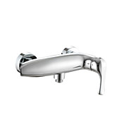 Contemporary Chrome Finish Centerset Shower Faucet
