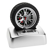 Cab Tire Style Desktop analogico sveglia (argento, 3xAA)