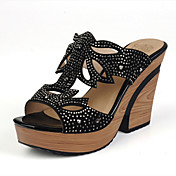 Suede Wedge Heel Wedges With Rhinestone Party / Evening Shoes (More Colors)