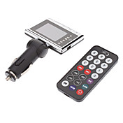 Universal delgado del coche MP4 transmisor FM Ultra con control remoto (Soporte USB / TF)
