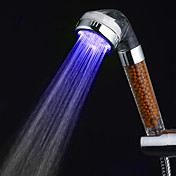 Contemporanea finitura cromata Water Purification Soffione LED