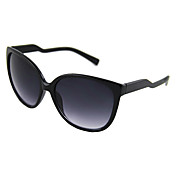 Cat Style Elegant Bent Leg Uv400 Sunglasses for Women(Black)