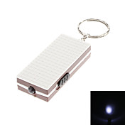 Wafer Biscuit Shaped LED Flashlight Keychain