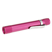 1-Modus Mini-LED-Taschenlampe mit Clip (1xAAA, Pink)
