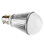 Dimmable B22 5W 300-330LM 3000-3500K Warm White Light LED Ball Bulb (220V)