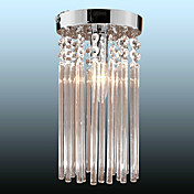 40W moderne encastré éclairage avec cristal perlé et pendentifs en forme de Rod